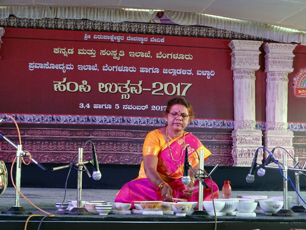 Jaltarang Vidushi Shashikala Dani at Hampi Utsav