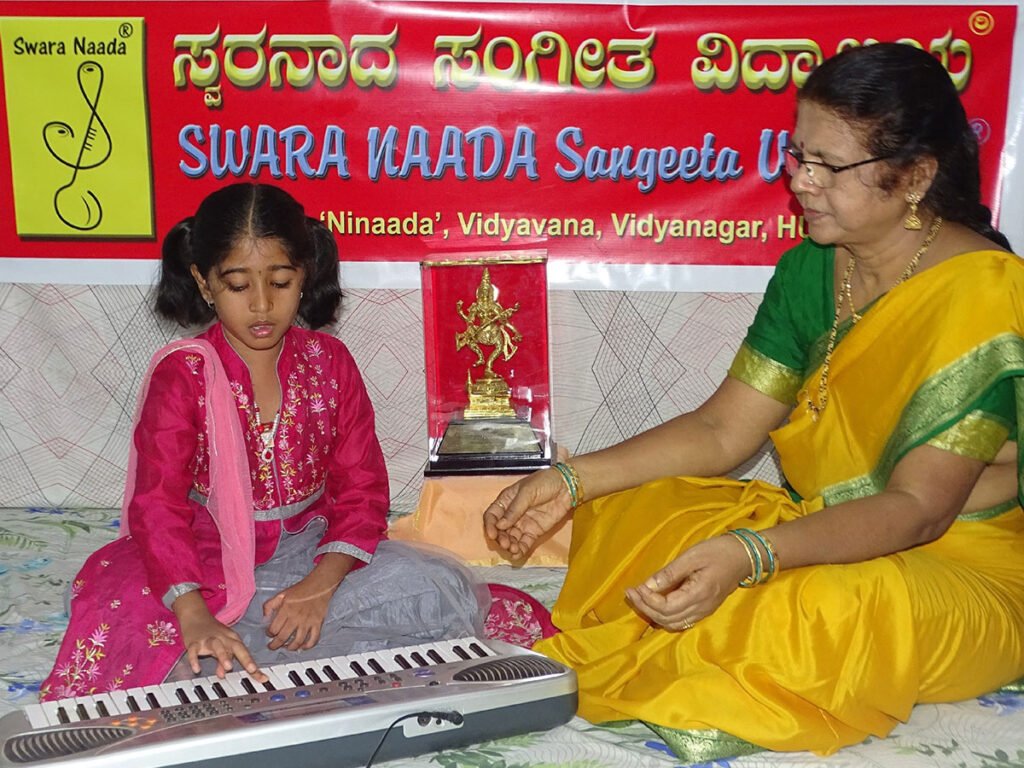 Teaching Hindustani Music at Swara Naada Sangeeta Vidyalaya Hubbali